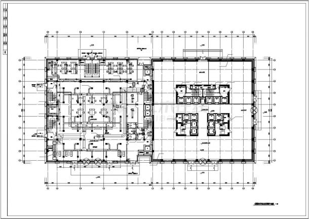 超高层办公楼暖通空调全套系统设计施工图（大院设计VAV空调系统）-图二