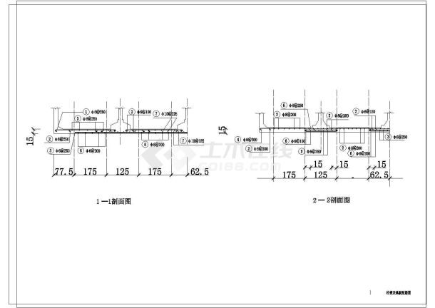 【甘肃】500立方米蓄水池施工图(供水工程)-图一