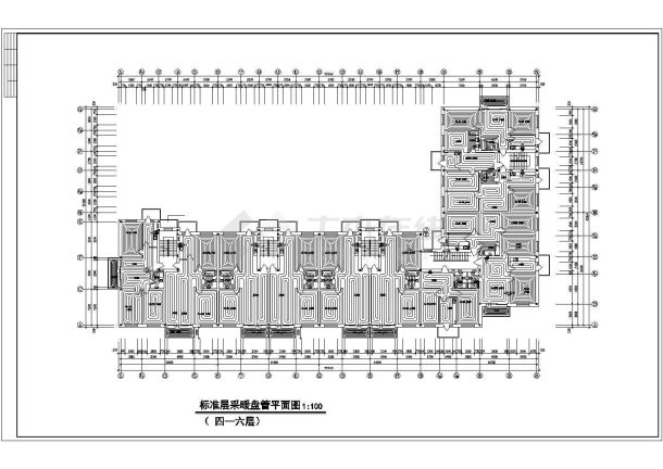 某多层住宅楼地热采暖设计施工图纸-图二