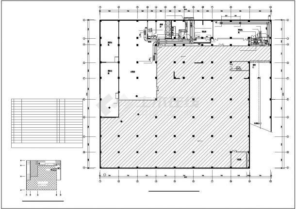 高层办公楼建筑空调通风防排烟系统设计施工图-图一