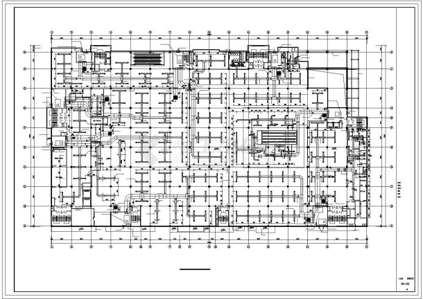 某大型商业综合楼空调设计施工图纸-图一