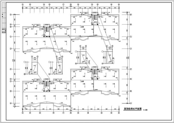 【浙江】某连体住宅楼给排水设计图_图1