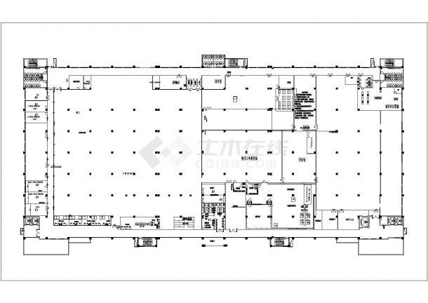 企业工厂老化房建筑设计施工方案图纸-图一