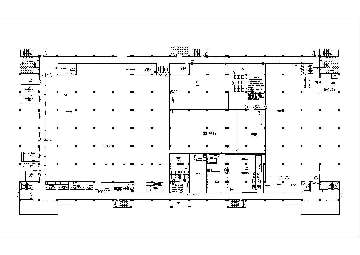 企业工厂老化房建筑设计施工方案图纸