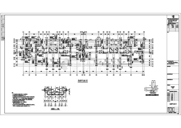 【江苏】小区高层住宅楼结构施工设计图纸-图二