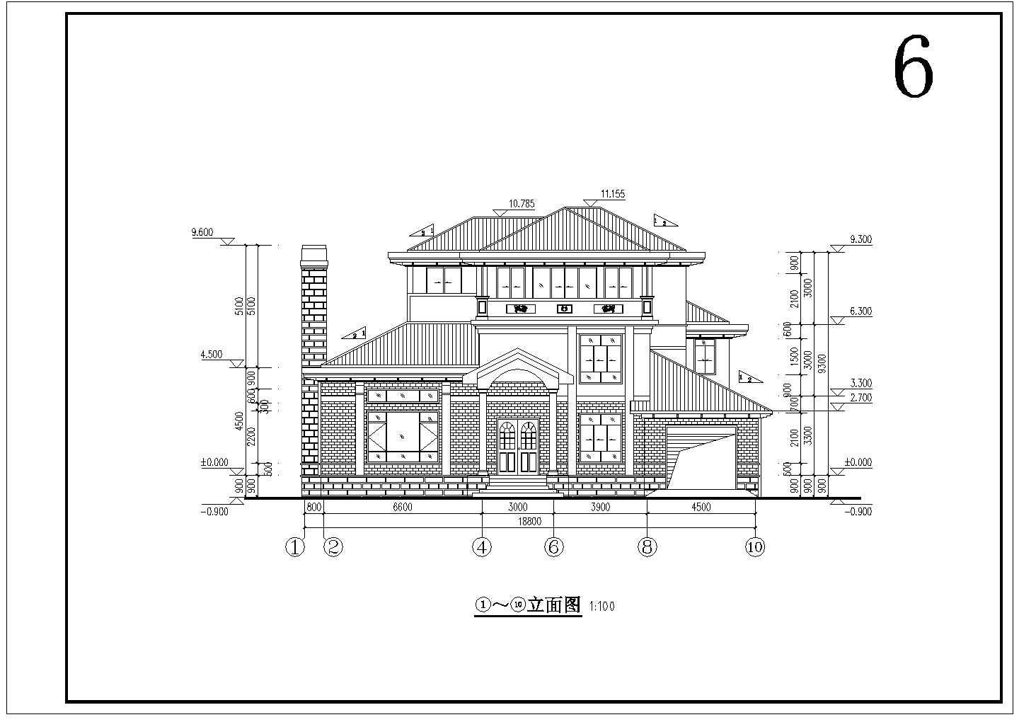 【河南】新乡私人三层别墅建筑设计方案