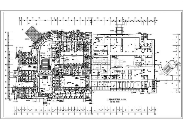 某医院办公楼全套中央空调设计建筑方案图-图二
