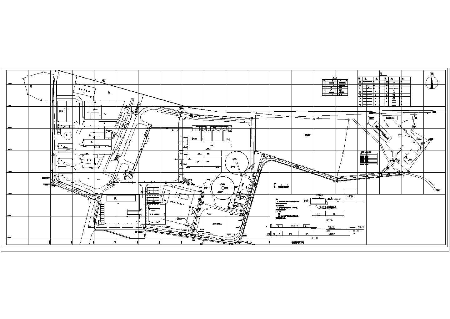某厂区公路剖面CAD参考图