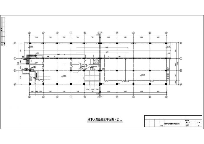 【浙江】某新建健身中心给排水消防设计施工图_图1