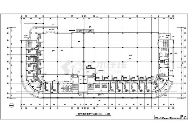 居住区配套公共建筑空调系统设计施工图-图一