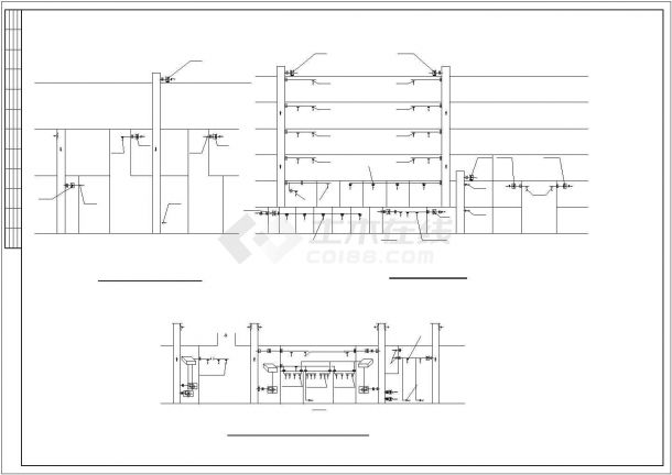 [广东]多层公共建筑空调通风排烟系统设计施工图-图一