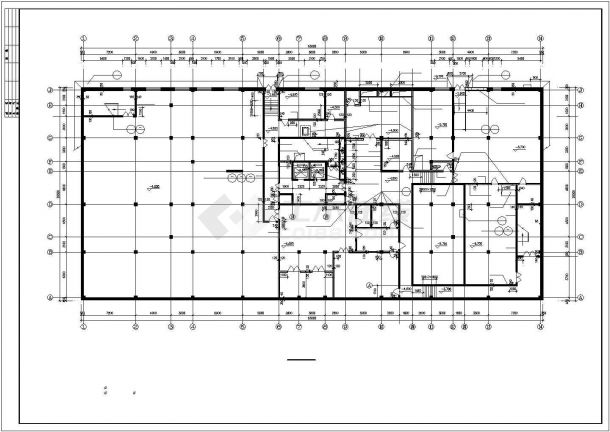 长沙市某地博士后公寓建设CAD布置图-图二