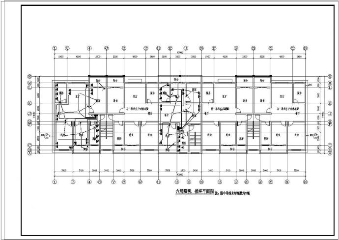 【安徽】某6层住宅水电成套设计图_图1