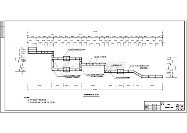 比较受欢迎的栈桥建筑施工图(共3张)-图二