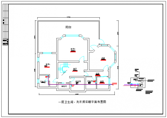 【浙江】某度假村别墅地暖设计施工图_图1