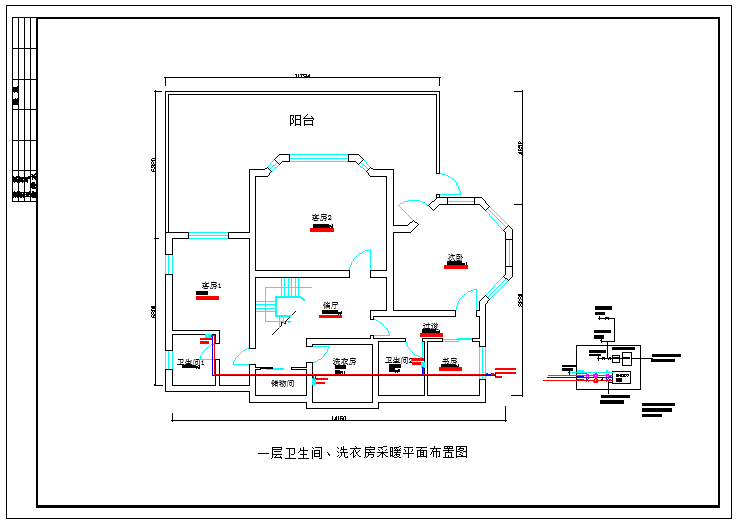 【浙江】某度假村别墅地暖设计施工图
