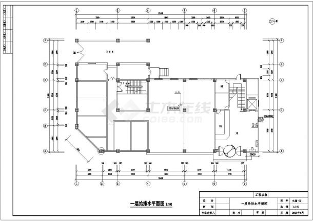 【江西】某大型商务酒店给排水设计图-图二