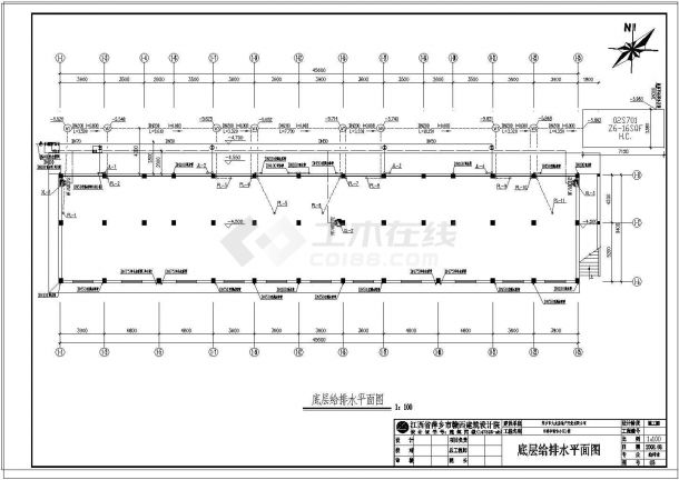 【浙江】某商住楼小区给排水设计图-图二