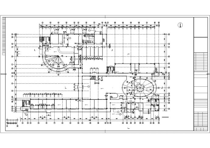 某地区中学学校教学楼建筑设计施工图纸_图1
