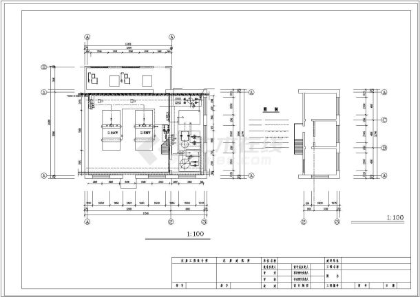【黑龙江】某四吨锅炉房水暖设计图纸-图二