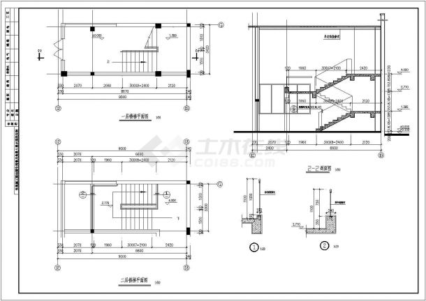 某单层钢结构厂房建筑CAD详图-图一