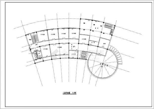 三层KTV综合楼建筑方案设计图纸-图二