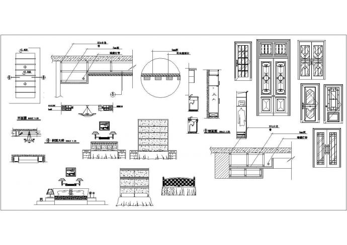 室内设计常用CAD图库及细部详图设计_图1