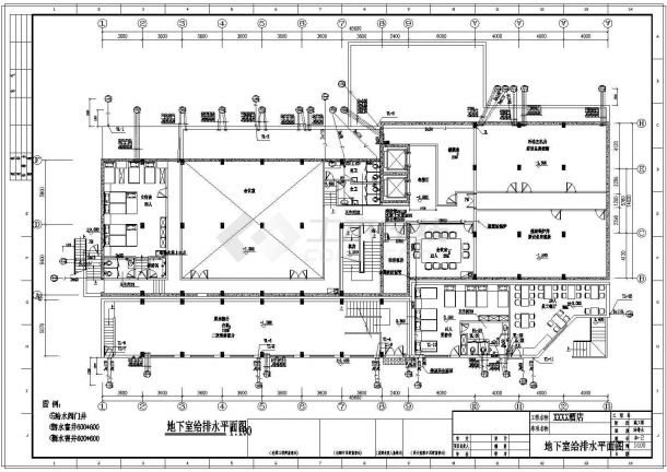 【福建】某9层酒店给排水设计图纸-图一