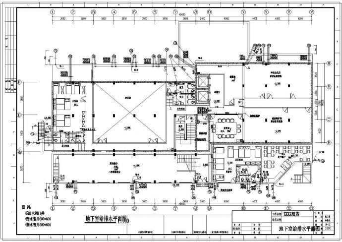 【福建】某9层酒店给排水设计图纸_图1
