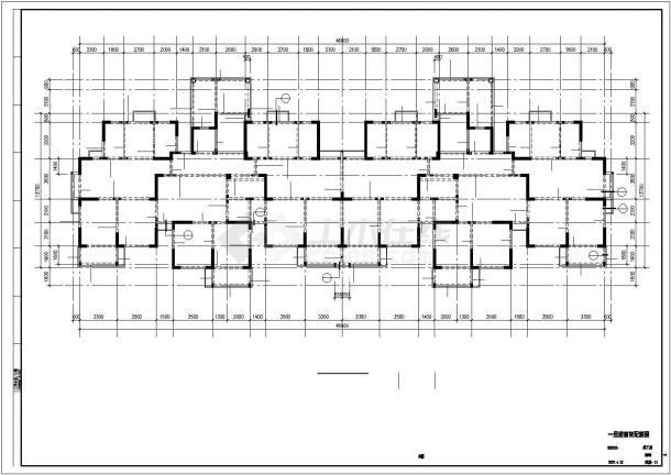 [盐城]7度区剪力墙住宅结构设计cad施工图-图二