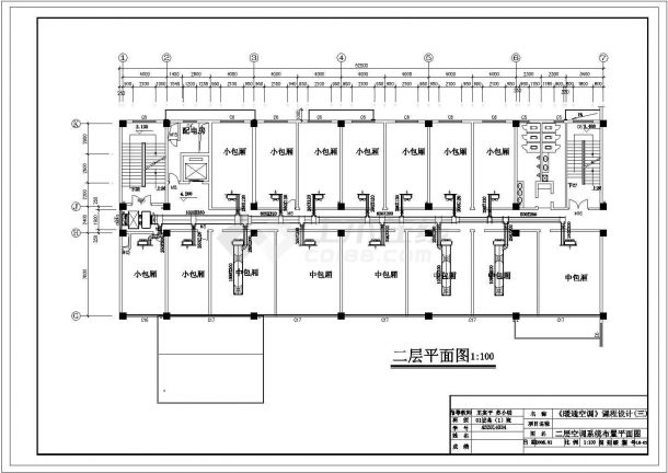【安庆】某酒店空调系统课程设计图-图二