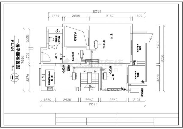 别墅住宅楼地源热泵系统设计施工图-图二