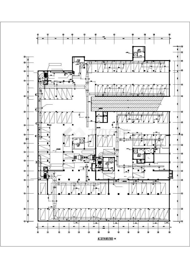 高层办公楼通风防排烟设计施工图-图一