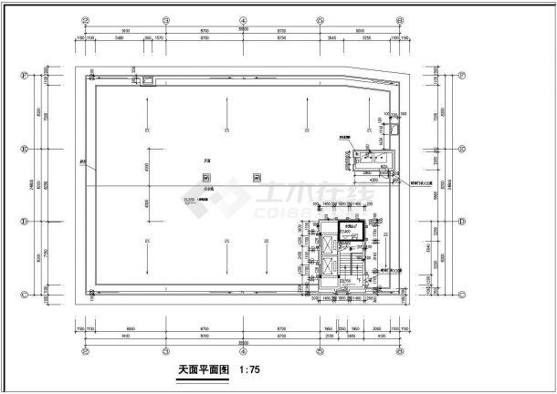 广州某地大型酒店建筑平面图（共10张）-图一