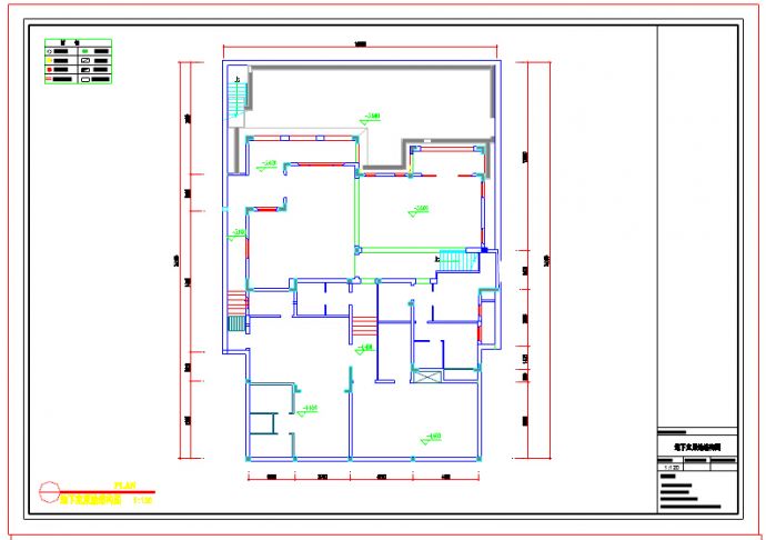 奢华欧式风格2层别墅CAD室内施工图_图1
