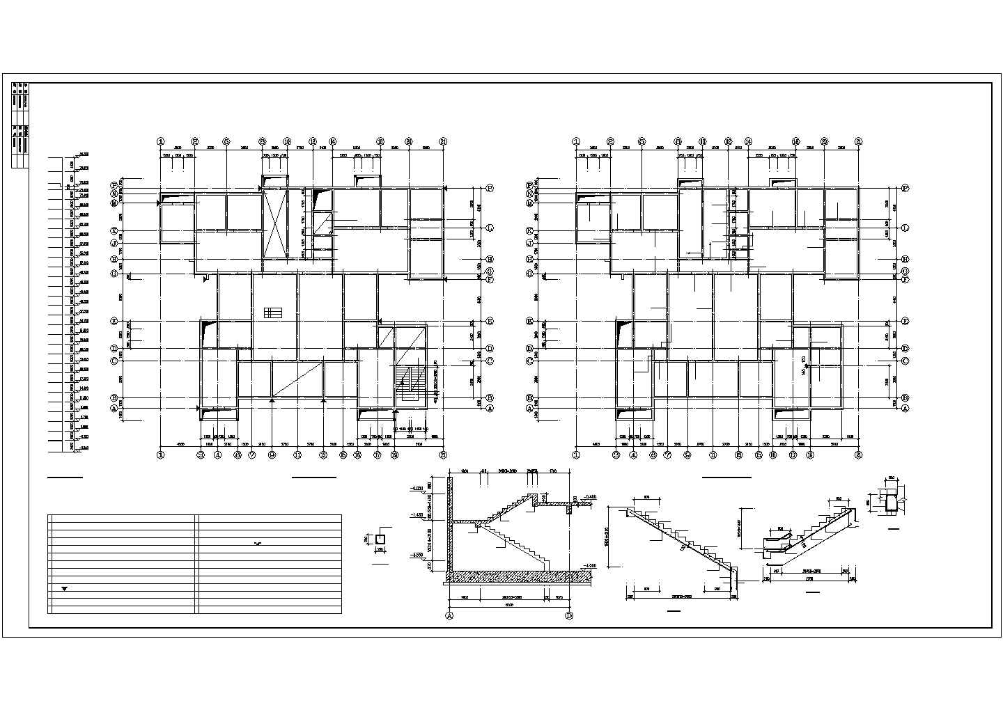 26层剪力墙住宅楼结构施工图（电梯机房含塔楼）