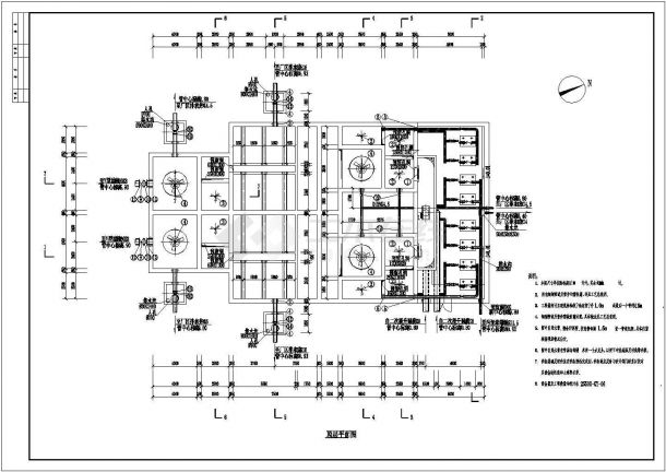 1200T/h高效沉淀池设计施工方案图纸-图二