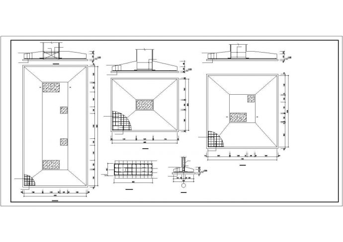2层框架结构展览馆结构施工图(预应力梁)_图1