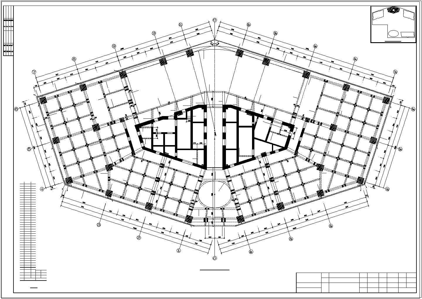 [山东]超高层综合办公楼结构设计施工图(150米)