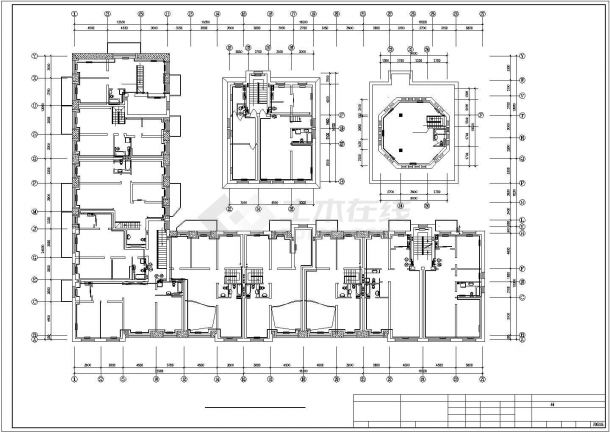 【黑龙江】某小区4#楼采暖工程设计图纸-图一