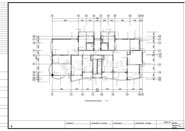 某22层框架剪力墙结构住宅结构施工图-图二