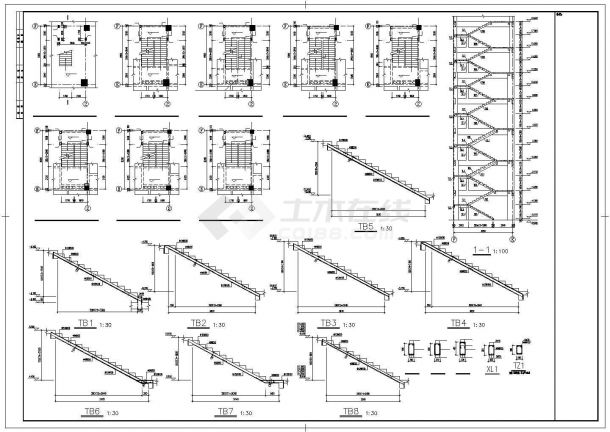 [成都]框架商业综合体项目工程施工图-图二