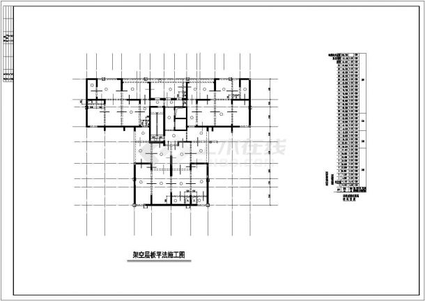 某城市的三十四层剪力墙住宅图-图一