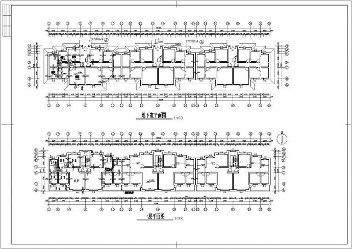 某小高层住宅楼建筑结构CAD图纸_图1