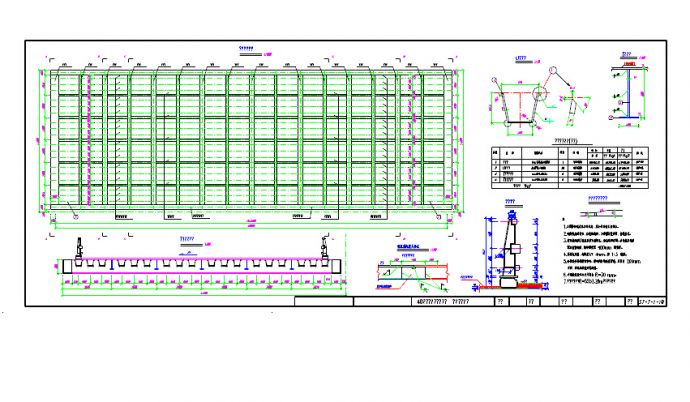 1-40米下承式简支钢桁梁桥设计套图（73张 含引桥设计）_图1