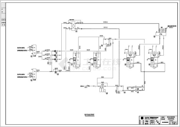 【山西】地源热泵系统机房设备管道图纸-图二