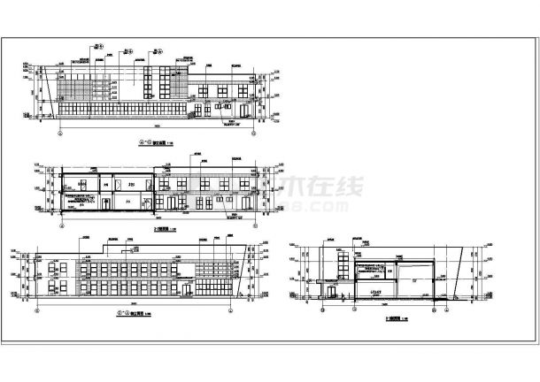 【青岛】某综合服务中心办公楼建筑施工图-图二