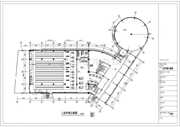 【江苏】某地保龄球球馆室内设计图-图二