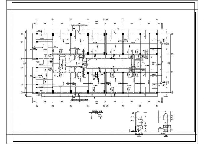 某高层框架结构住宅建筑结构施工设计图_图1
