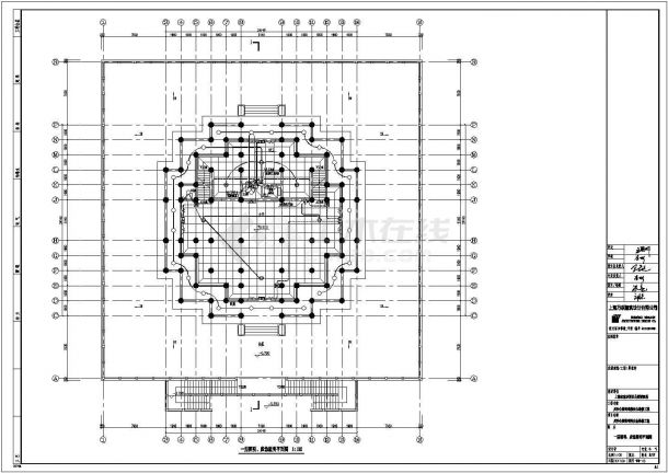 川沙公园鹤鸣楼安全维修CAD电气设计完整图-图二